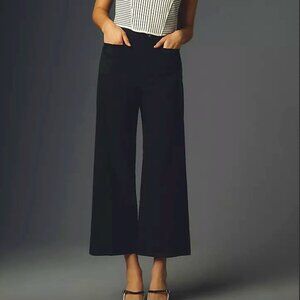 The Colette Cropped Wide-Leg Corduroy Pants Size 31T
